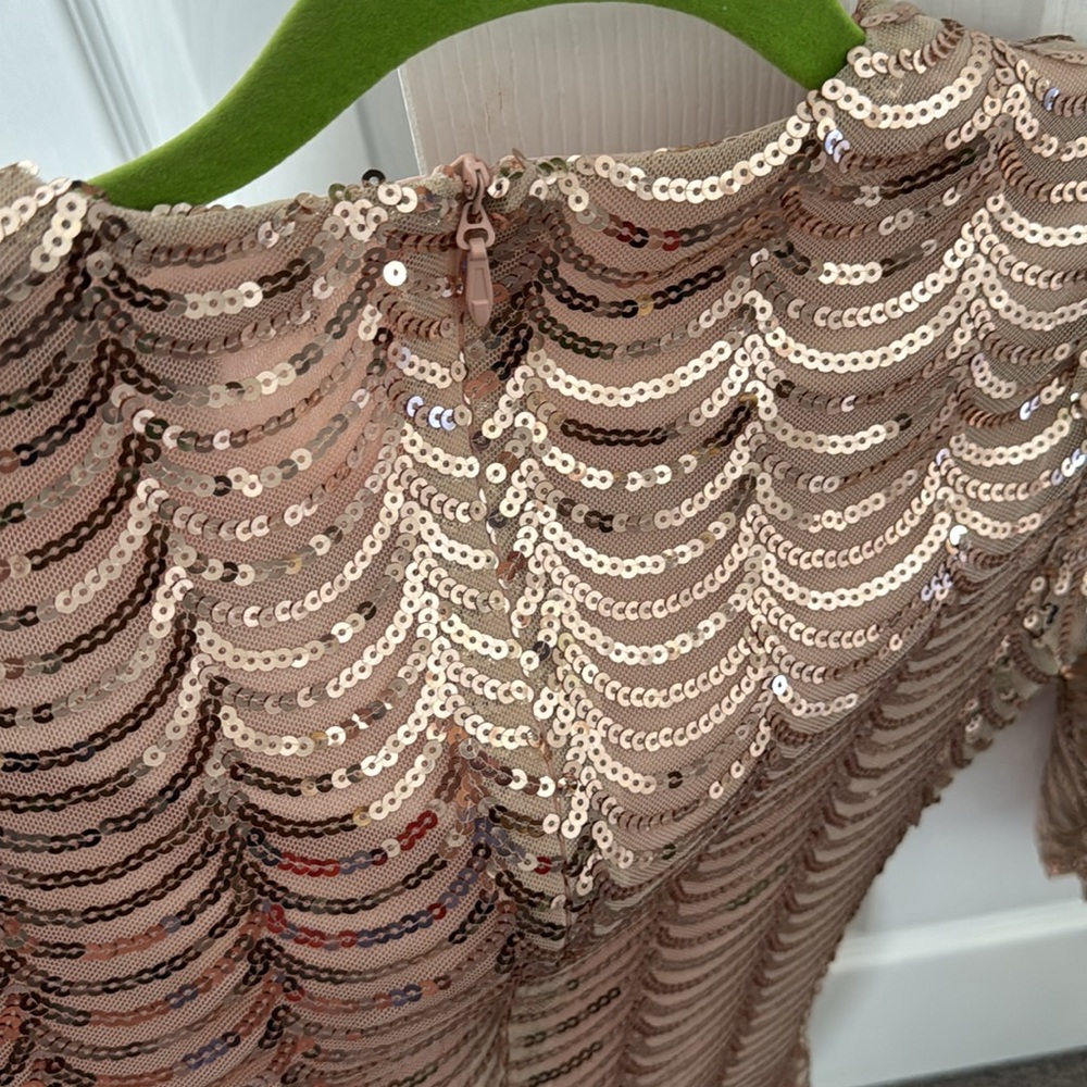 LULUS XS SEQUIN SHORT DRESS - Picture 13 of 13